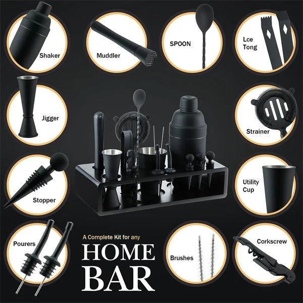 Cocktail Set Matte Black Manufacturers