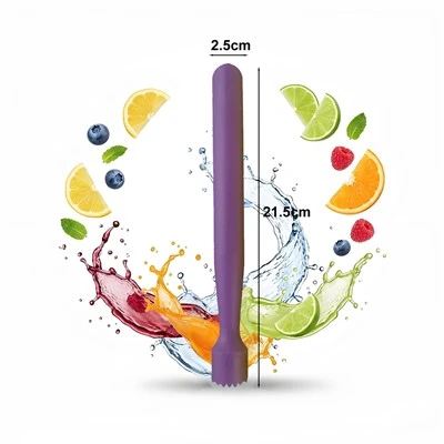 Plastični Cocktail Muddler za mašinu za pranje sudova 21,5 cm